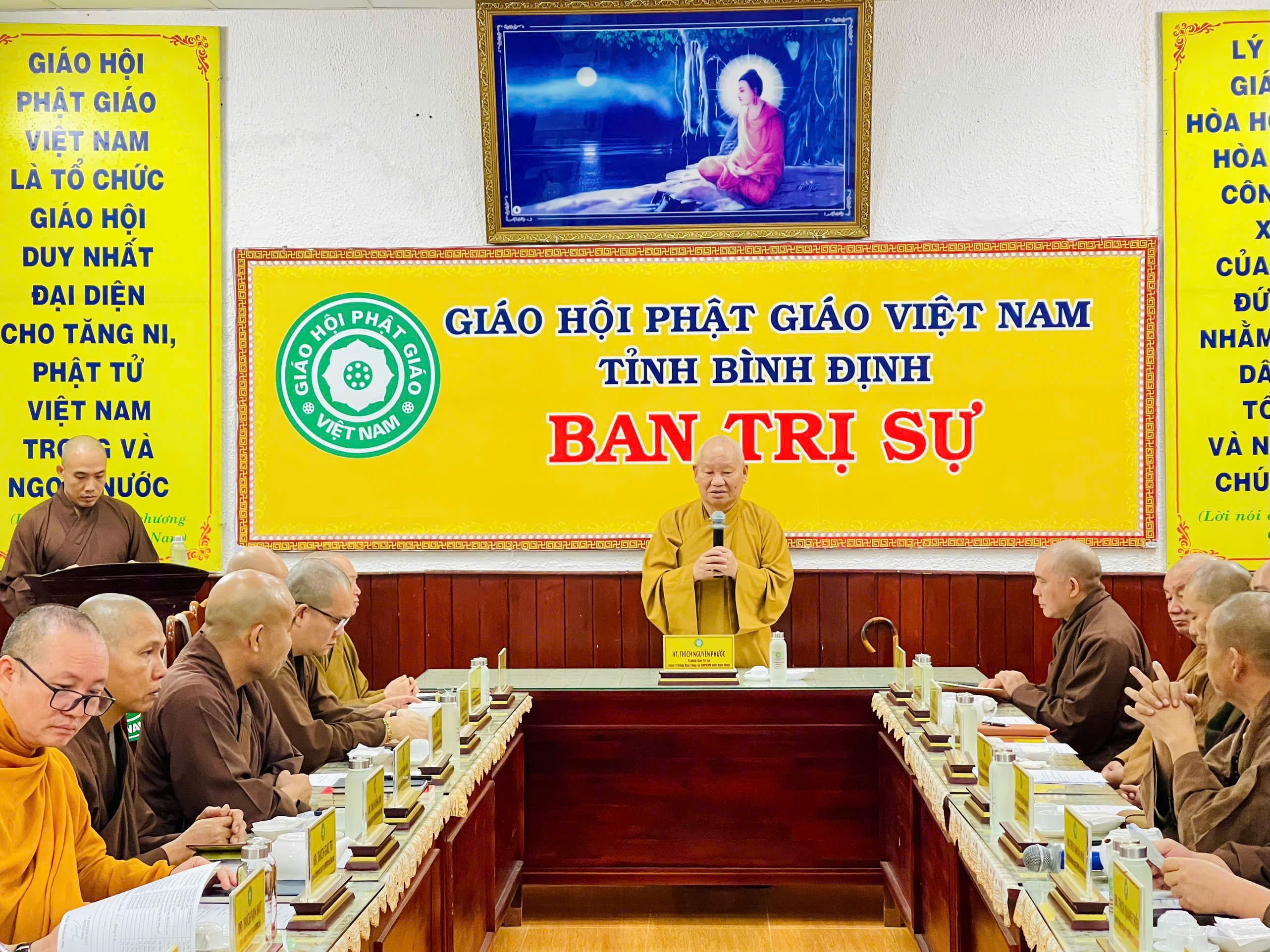 Ban Thường trực Ban Trị sự tỉnh họp thường kỳ triển khai Phật sự cuối năm 2024